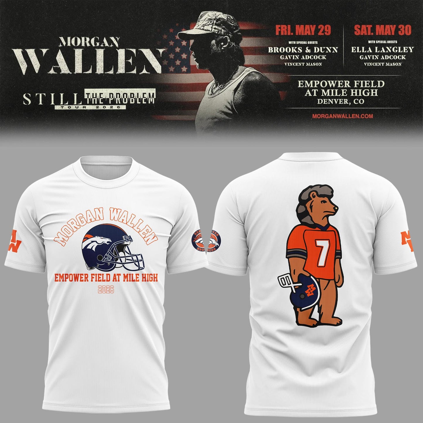 Limited Edition Still The Problem Tour 2026 At Empower Field at Mile High, Denver Shirt