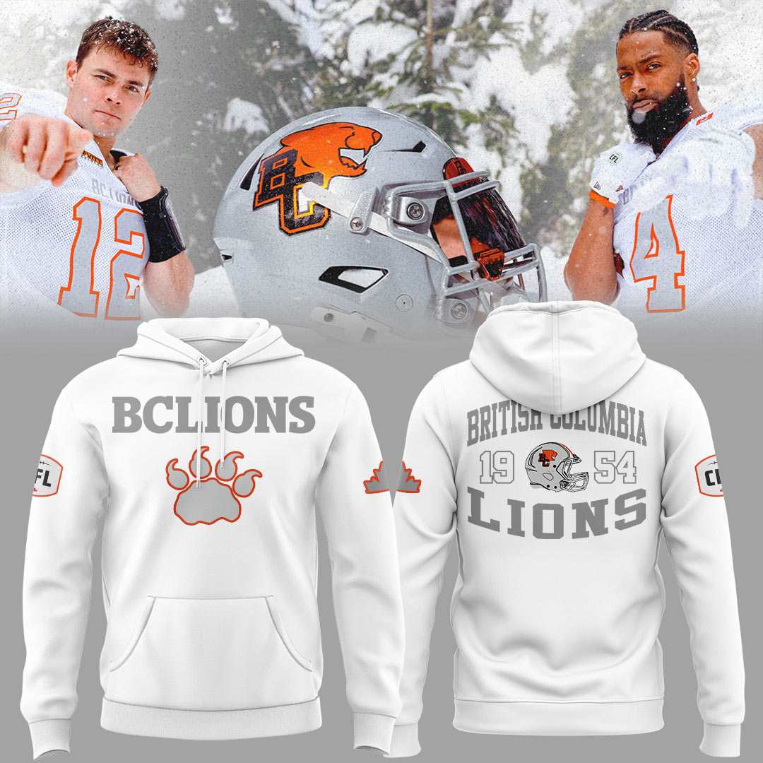 Limited Edition BC Lions “Pacific Frost” Hoodie-KC06042602