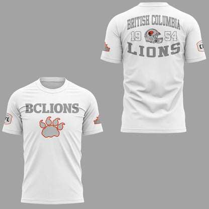 Limited Edition BC Lions “Pacific Frost” TShirt-KC06042604