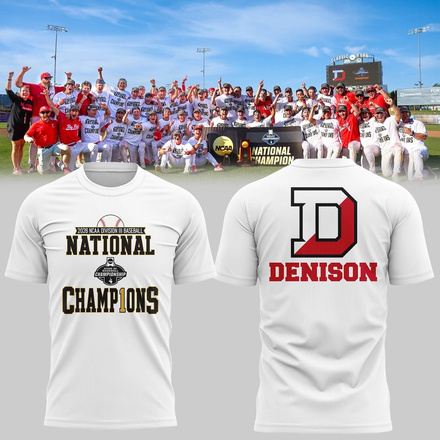 Big Red 2026 Division III Baseball National Champions ⚾🏆Shirt