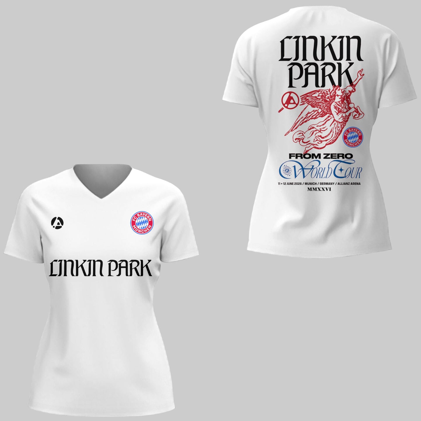 LKP “From Zero World Tour” x FC Bayern V-neck TShirt