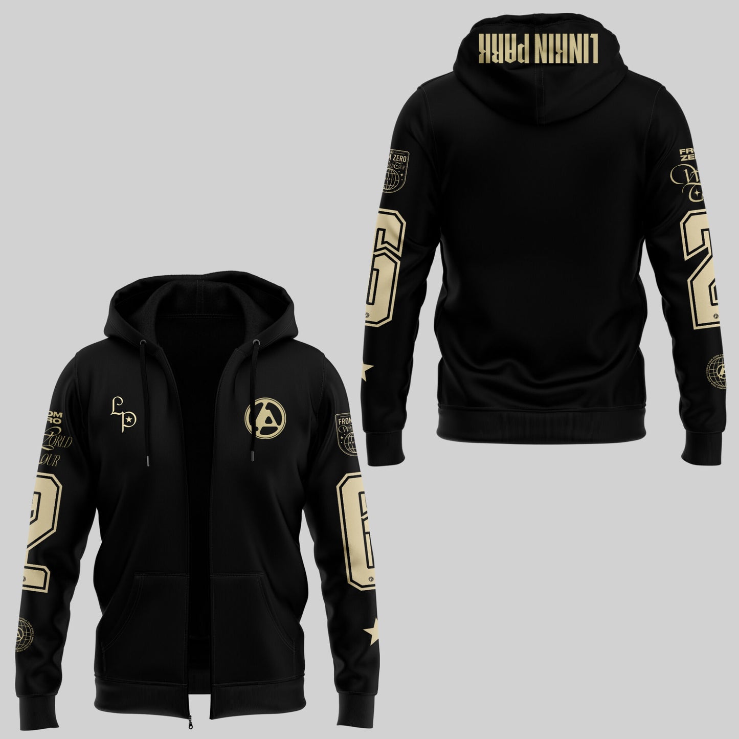 LKP “From Zero World Tour” in Munich ZIP Hoodie-KC06112601