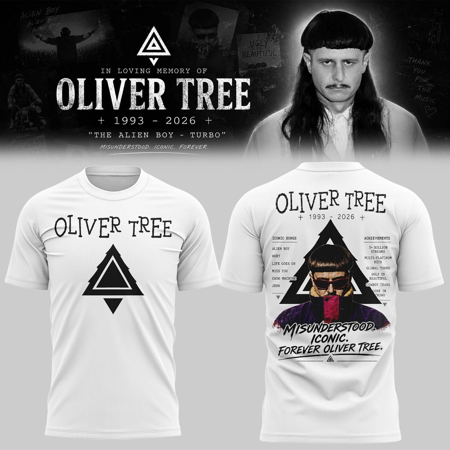“In Loving Memory of Oliver Tree” 🎵🖤Shirt