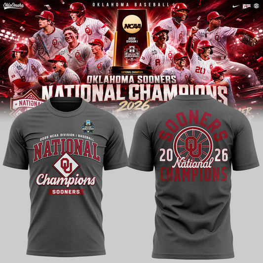 Sooners Baseball ⚾2026 National Champions 🏆Shirt-KC06232608