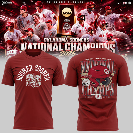 Sooners Baseball ⚾2026 National Champions 🏆Shirt-KC06232611