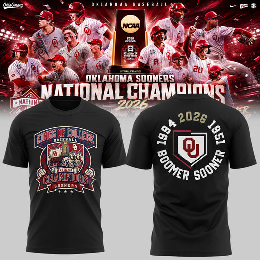 Sooners Baseball ⚾2026 National Champions 🏆Shirt-KC06232613