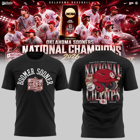 Sooners Baseball ⚾2026 National Champions 🏆Shirt-KC06232614