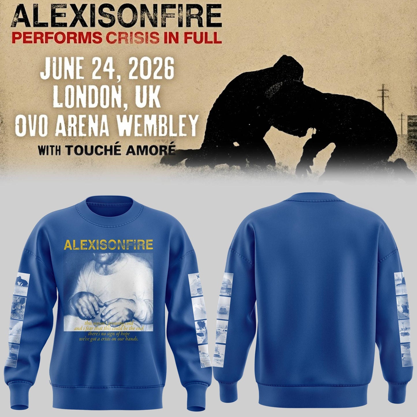 “Crisis 20th Anniversary Shows” 🎸🎤Sweatshirt-KC06252601
