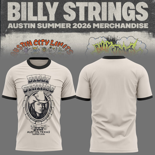Limited Edition Billy Strings tour 2026 tshirt-KC07032610