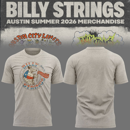 Limited Edition Billy Strings tour 2026 tshirt-KC07032611