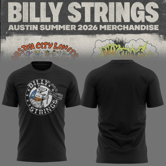 Limited Edition Billy Strings tour 2026 tshirt-KC07032612