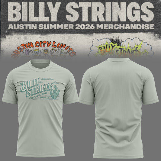 Limited Edition Billy Strings tour 2026 tshirt-KC07032615