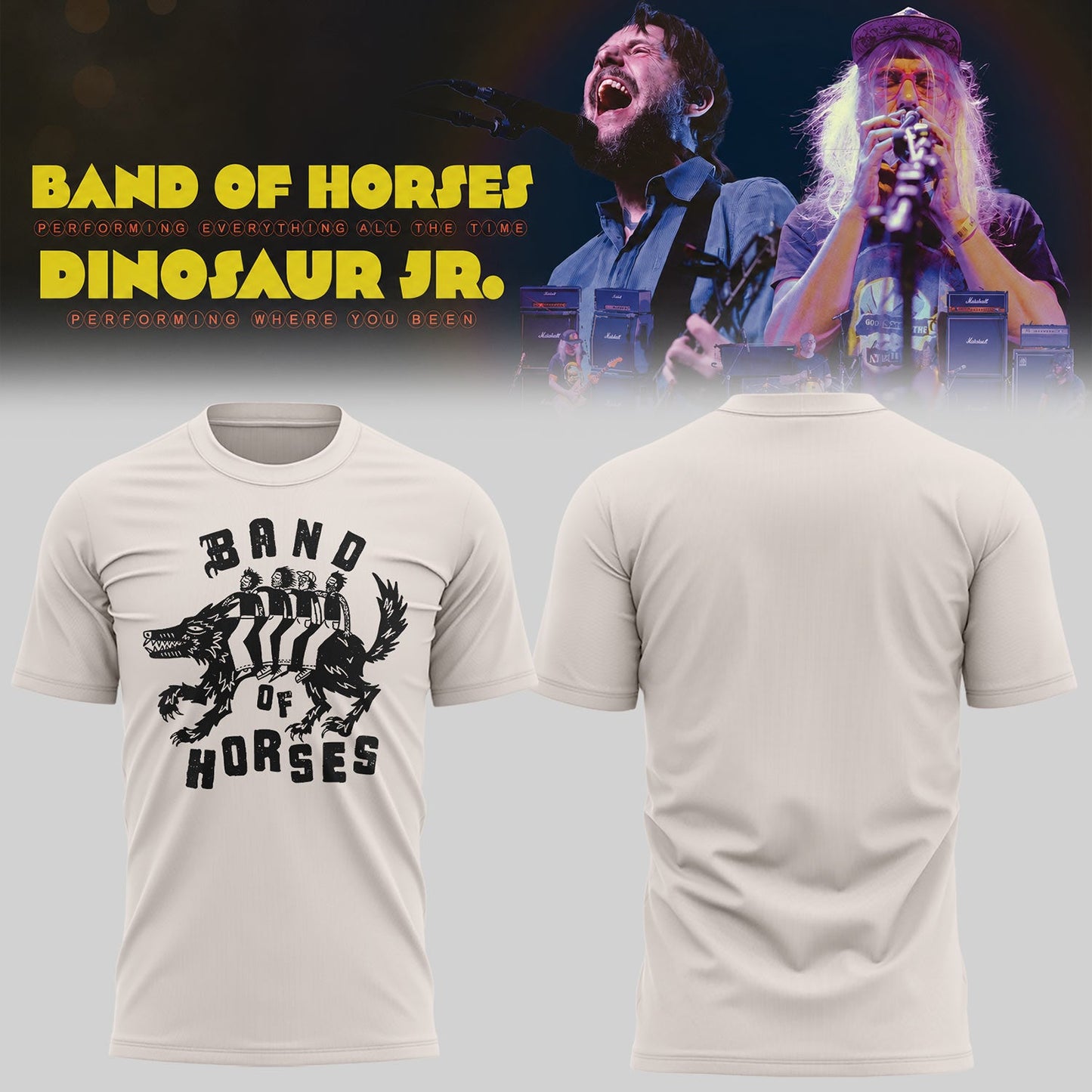 Limited Edition BOH x Dino Jr 🎸🐺 Shirt