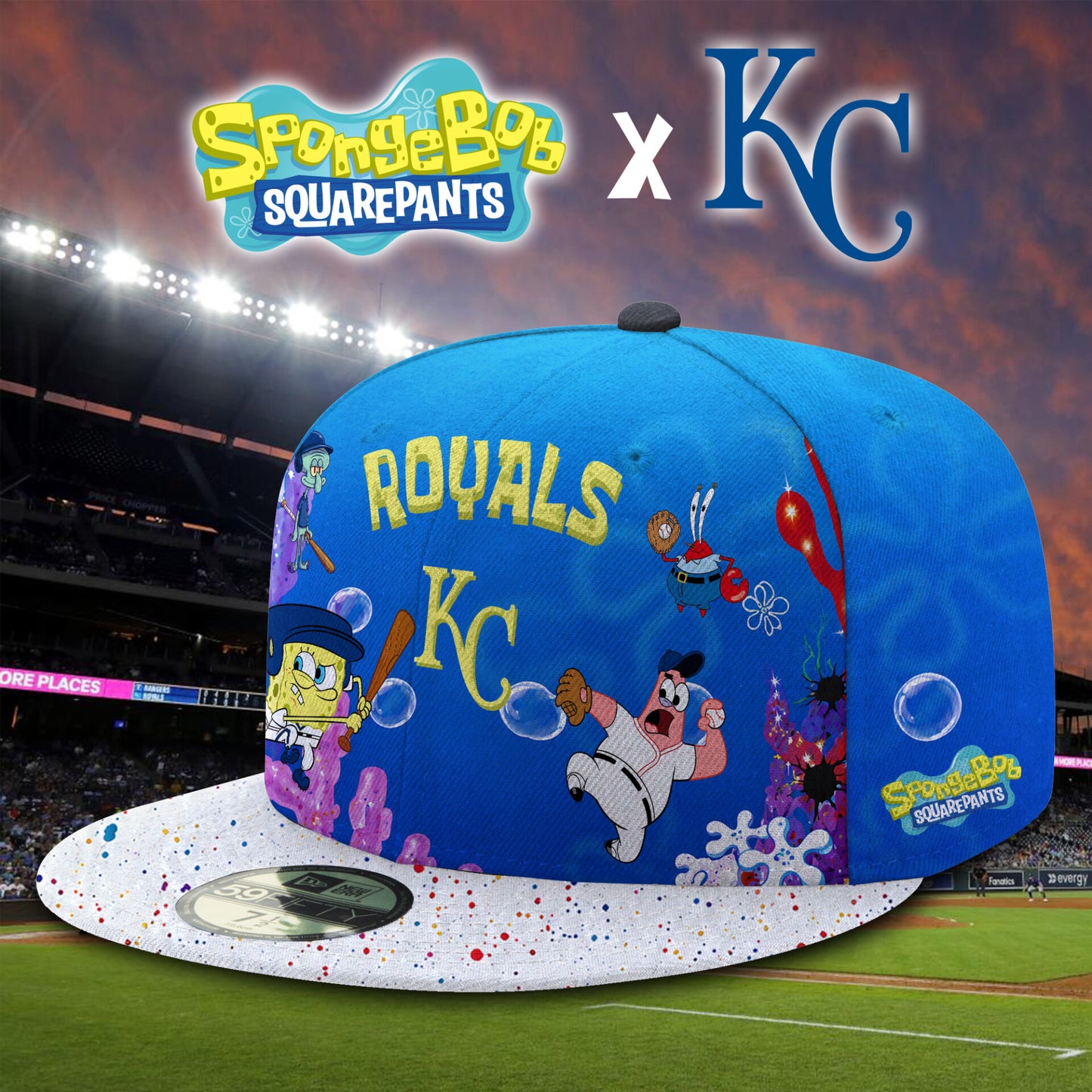 Limited Edition Royals x SpongeBob Theme Nights CAP