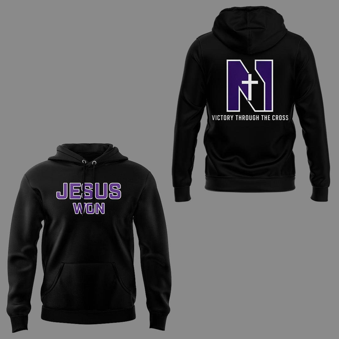 Limited Editon Northwestern- “Jesus won” Hoodie-KC11072507