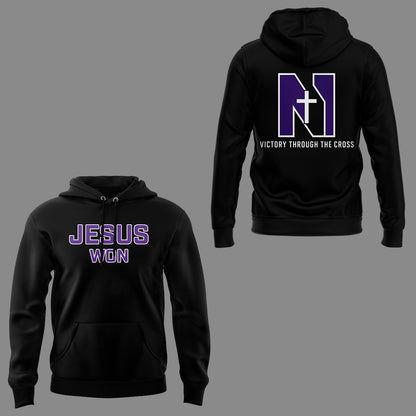 Limited Editon Northwestern- “Jesus won” Hoodie-KC11072507