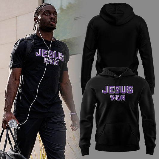 Limited Editon Northwestern- “Jesus won” Hoodie-KC11072508