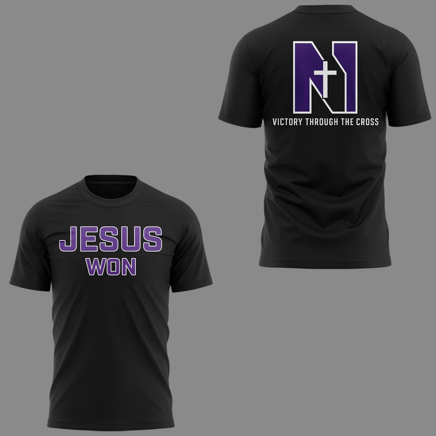 Limited Edition Northwestern- “Jesus won” Shirt-KC11072509