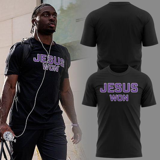 Limited Edition Northwestern- “Jesus won” Shirt-KC11072510
