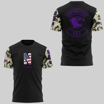 Limited Edition Northwestern Military Shirt-KC11172533