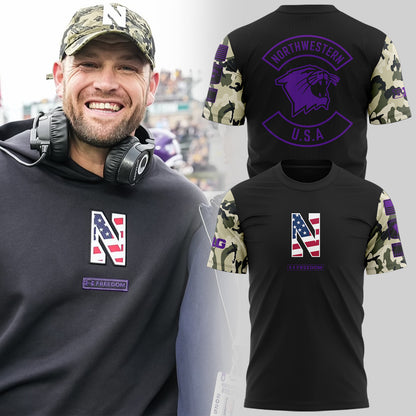 Limited Edition Northwestern Military Shirt-KC11172533