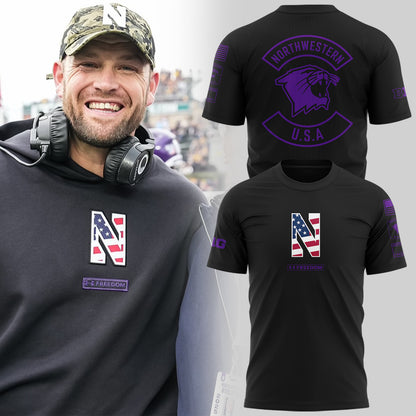 Limited Edition Northwestern Military Shirt-KC11172534