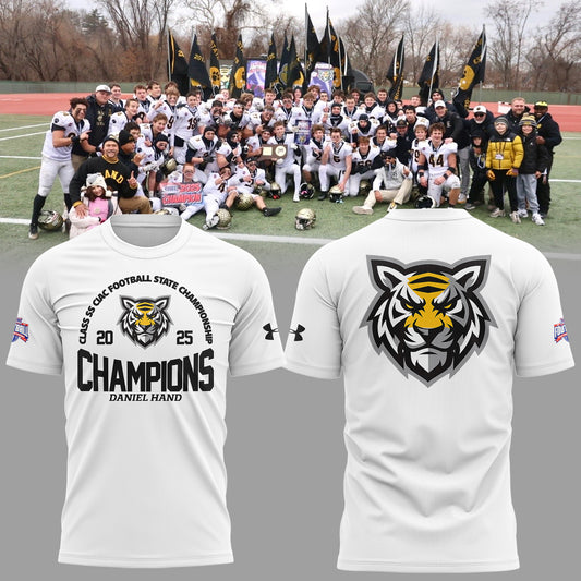 Limited Edition Daniel Hand Champions🏆Class SS 𝐅𝐨𝐨𝐭𝐛𝐚𝐥𝐥 𝐂𝐡𝐚𝐦𝐩𝐢𝐨𝐧𝐬𝐡𝐢𝐩 2025 T-Shirt