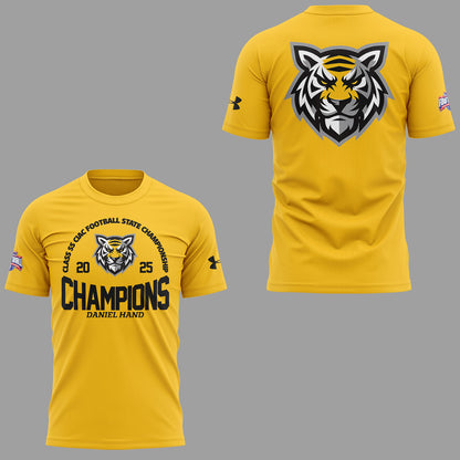 Limited Edition Daniel Hand Champions🏆Class SS 𝐅𝐨𝐨𝐭𝐛𝐚𝐥𝐥 𝐂𝐡𝐚𝐦𝐩𝐢𝐨𝐧𝐬𝐡𝐢𝐩 2025 T-Shirt