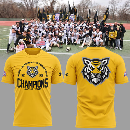 Limited Edition Daniel Hand Champions🏆Class SS 𝐅𝐨𝐨𝐭𝐛𝐚𝐥𝐥 𝐂𝐡𝐚𝐦𝐩𝐢𝐨𝐧𝐬𝐡𝐢𝐩 2025 T-Shirt