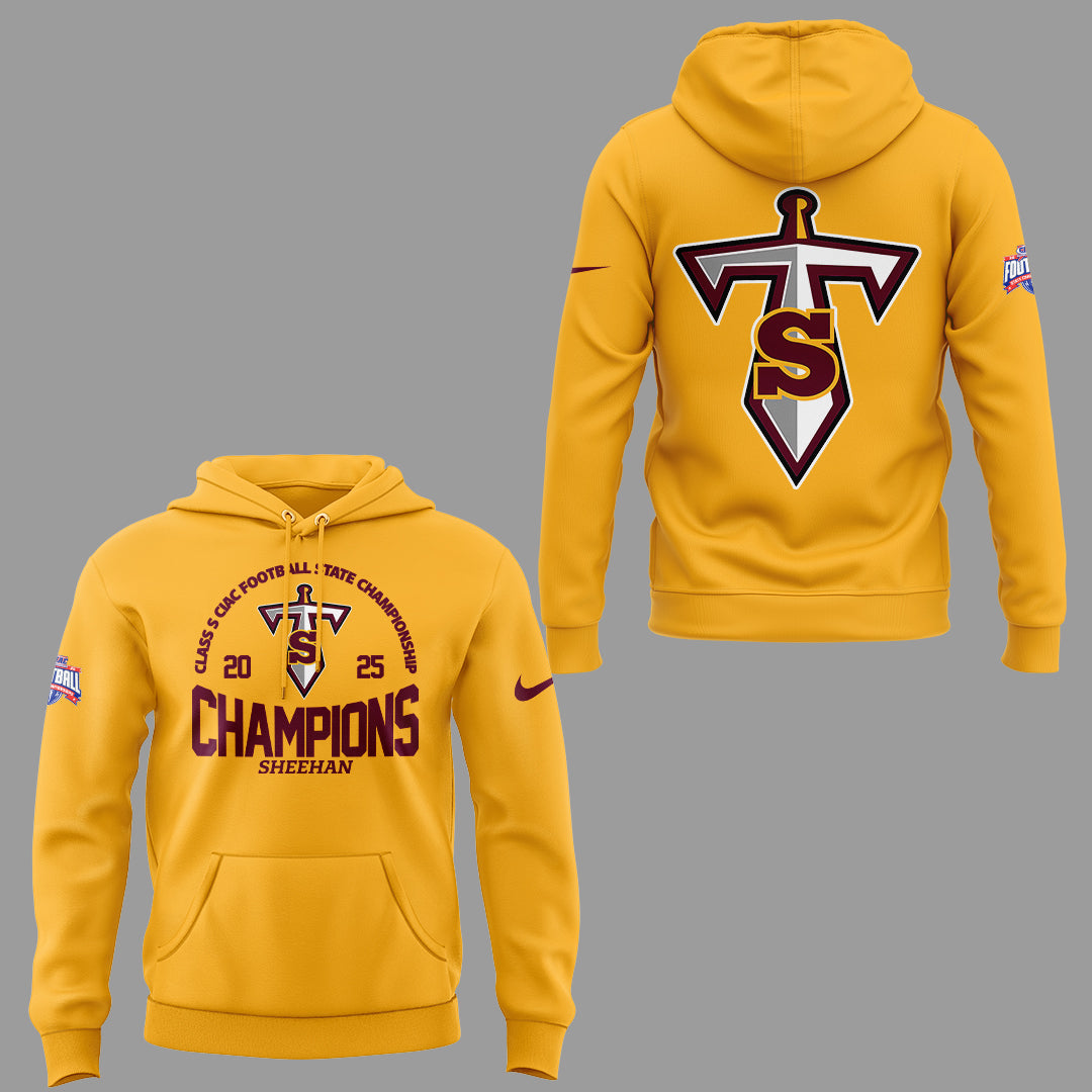 Limited Edition Sheehan Champions🏆Class S 𝐅𝐨𝐨𝐭𝐛𝐚𝐥𝐥 𝐂𝐡𝐚𝐦𝐩𝐢𝐨𝐧𝐬𝐡𝐢𝐩 2025 Hoodie