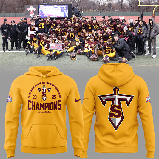 Limited Edition Sheehan Champions🏆Class S 𝐅𝐨𝐨𝐭𝐛𝐚𝐥𝐥 𝐂𝐡𝐚𝐦𝐩𝐢𝐨𝐧𝐬𝐡𝐢𝐩 2025 Hoodie