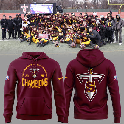 Limited Edition Sheehan Champions🏆Class S 𝐅𝐨𝐨𝐭𝐛𝐚𝐥𝐥 𝐂𝐡𝐚𝐦𝐩𝐢𝐨𝐧𝐬𝐡𝐢𝐩 2025 Hoodie