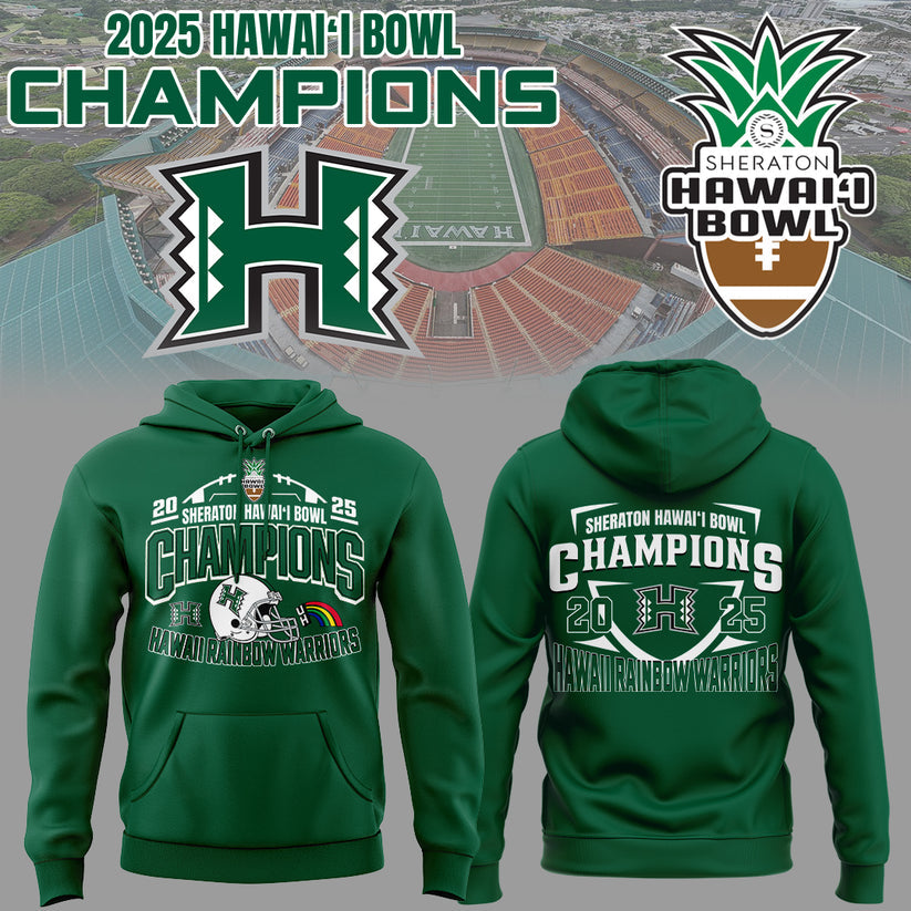 Limited Edition Hawai’i Bowl Champions Hoodie