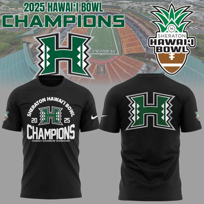 Limited Edition Hawai’i Bowl Champions Shirt