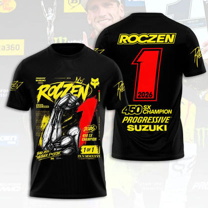 Limited Edition Ken Roczen 450SX Supercross Champion 2026 Shirt