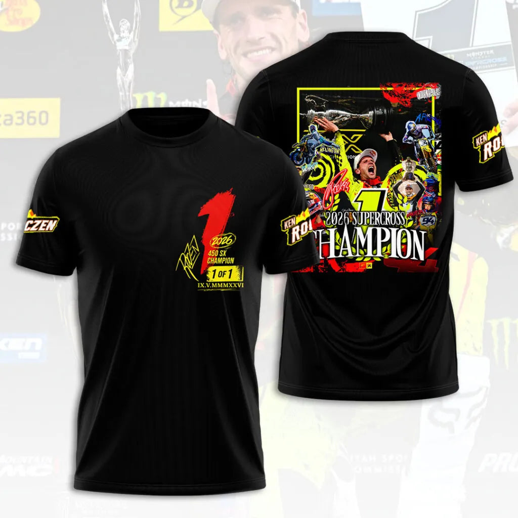 Limited Edition Ken Roczen 450SX Supercross Champion 2026 Shirt