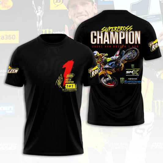 Limited Edition Ken Roczen 450SX Supercross Champion 2026 Shirt