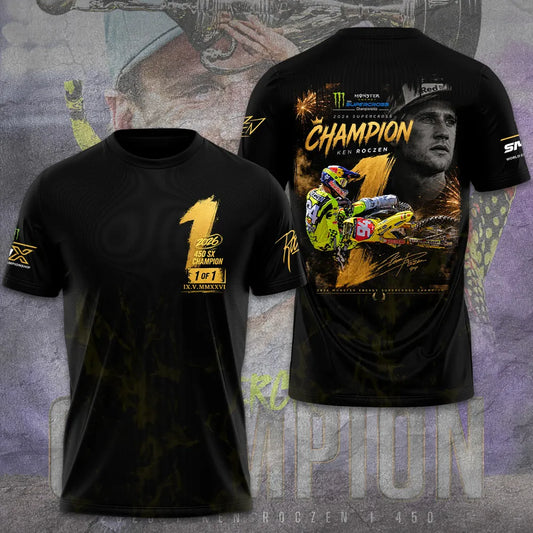 Limited Edition Ken Roczen 450SX Supercross Champion 2026 Shirt
