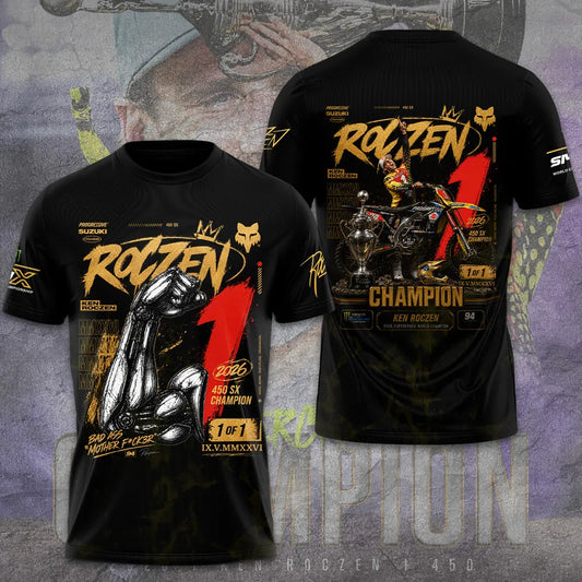 Limited Edition Ken Roczen 450SX Supercross Champion 2026 Shirt