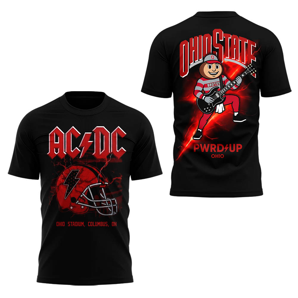 Limited Edition POWER UP Tour 2026 At Ohio Stadium TShirt