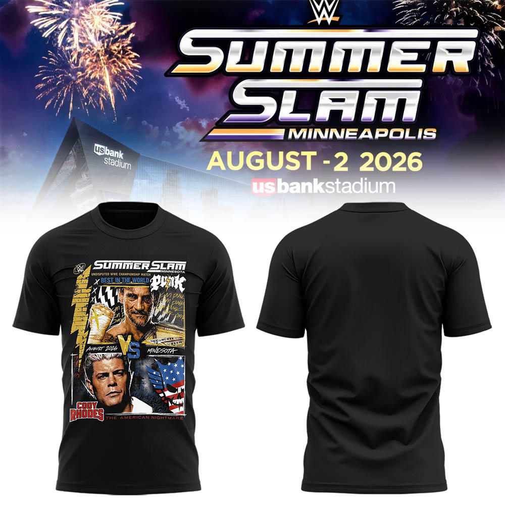 Limited Edition Summer Slam 2026 In Minnesota Shirt