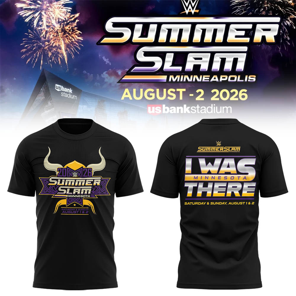 Limited Edition Summer Slam 2026 In Minnesota Shirt
