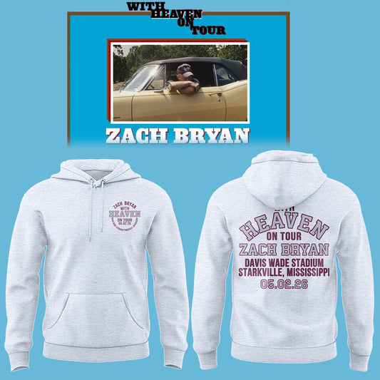 Limited Edition “With Heaven On Tour 2026.” at Davis Wade Stadium Starkville, Mississippi Hoodie-LL2600504003