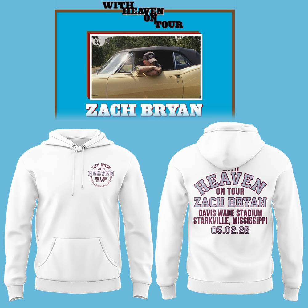 Limited Edition “With Heaven On Tour 2026.” at Davis Wade Stadium Starkville, Mississippi Hoodie-LL2600504004