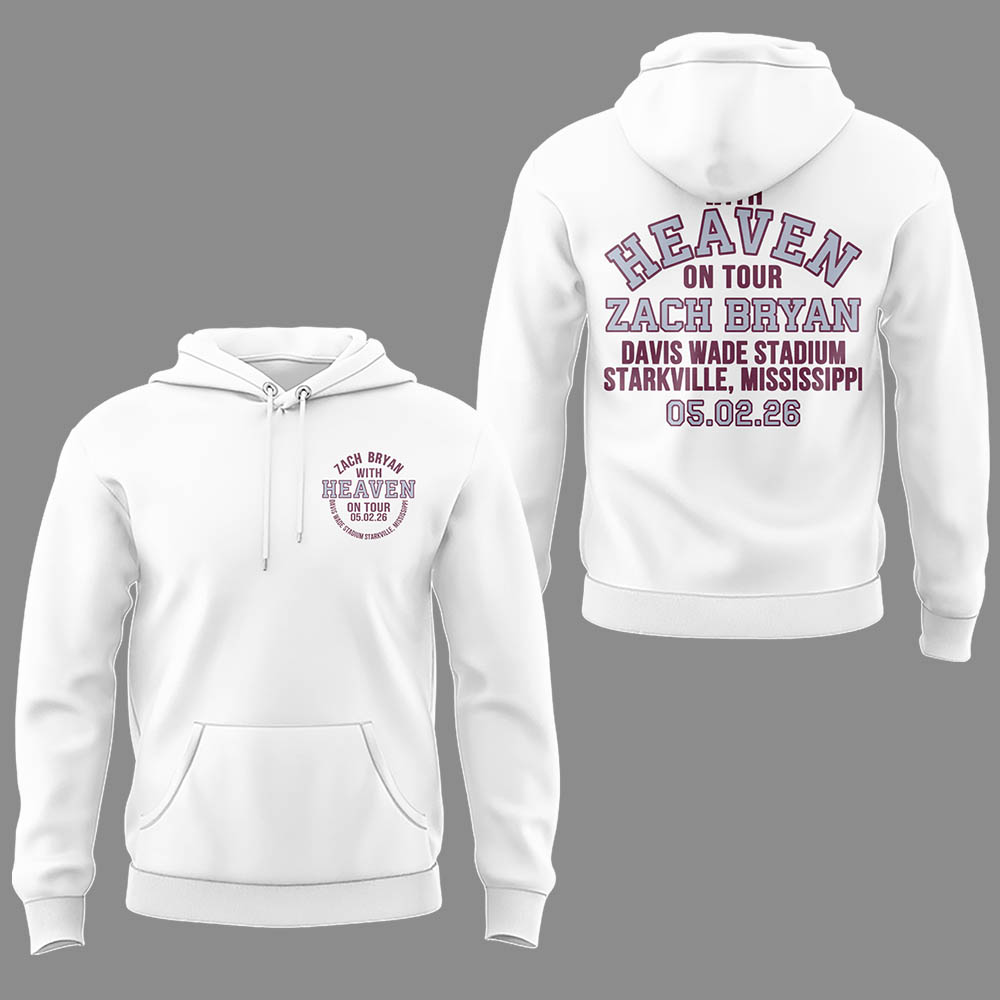 Limited Edition “With Heaven On Tour 2026.” at Davis Wade Stadium Starkville, Mississippi Hoodie-LL2600504004