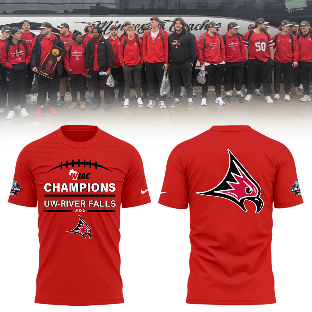 Limited Edition UWRFFalcons Champions Tshirt-LL260106001