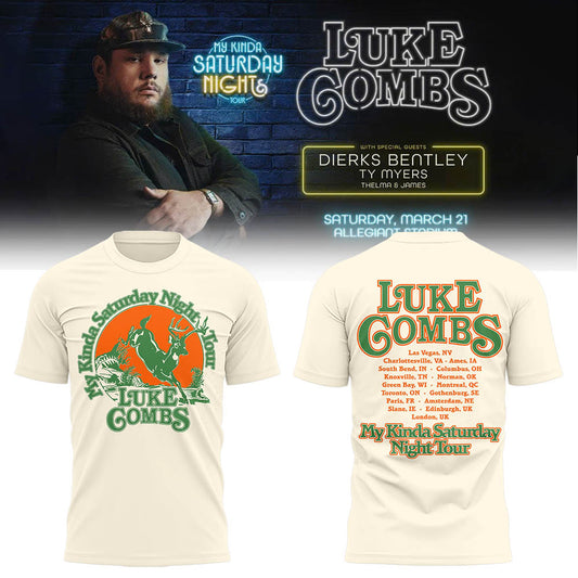 Limited Edition “My Kinda Saturday Night Tour” Tshirt-LL260322005
