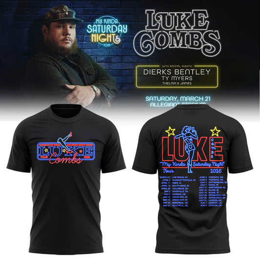 Limited Edition “My Kinda Saturday Night Tour” Tshirt-LL260322008