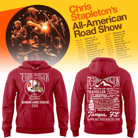 Limited Edition Tampa Bay Buccaneers x Chris Stapleton “All-American Road Show” Hoodie