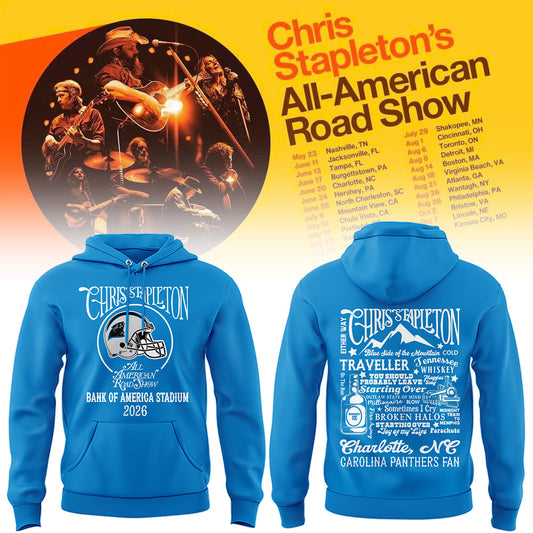 Limited Edition Carolina Panthers x Chris Stapleton “All-American Road Show” Hoodie